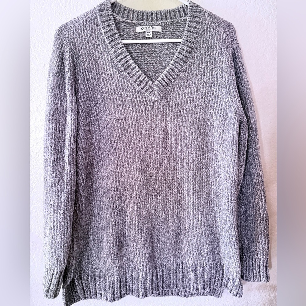 Orvis Ladies' Chenille Tunic Sweater, Gray